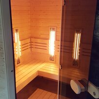 Kombinovaná sauna - fínska sauna a infrasauna